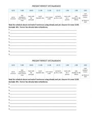 English Worksheet: Present Perfect