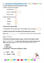 English Worksheet: Listening Test : Level 7