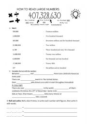 How to read large numbers