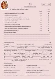 English Worksheet: Henry VIII