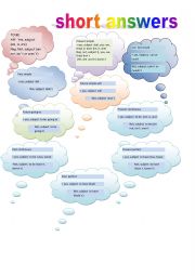 English Worksheet: short answers