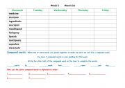 English Worksheet: George Marvellous Medicine Week 5