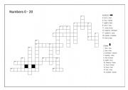 English Worksheet: Numbers 0 to 20