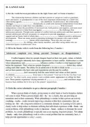 English Worksheet: EXAM