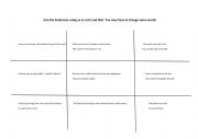 English Worksheet: So & Such Tic Tac Toe