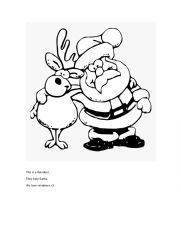 English Worksheet: Christmas BFF