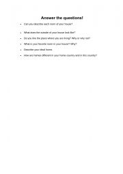 English Worksheet: Speaking