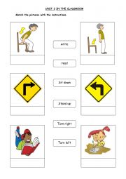 English Worksheet: Class Rules 