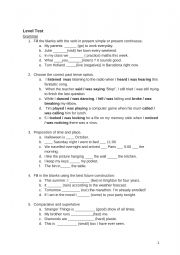 Level test