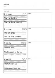 English Worksheet: Read understand and illustrate
