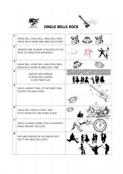 English Worksheet: Jingle bells rock