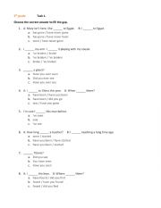 English Worksheet: Past simple or present perfect