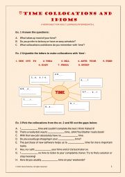 Time collocations and idioms