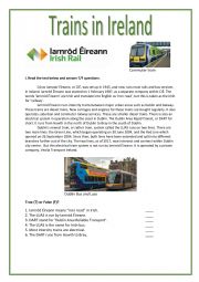 Trains and timetables in Ireland