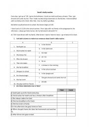 English Worksheet: 6th grade 