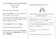 English Worksheet: listening exercices