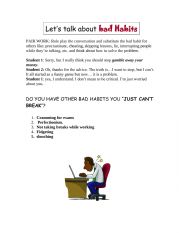 bad habits conversation