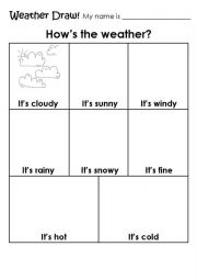 English Worksheet: Hot and cold