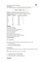 English Worksheet: revision
