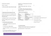 English Worksheet: Friends Episode 1