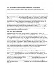 English Worksheet: 9th mid 1