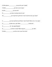 English Worksheet: do does