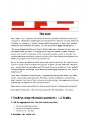 English Worksheet: End-Term Test 2