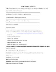 English Worksheet: Will / Hotel Facilities
