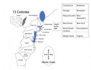 English Worksheet: Thirteen Colonies/Fill in the Blank