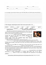 English Worksheet: Teens� world