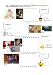 English Worksheet: Emotions aroused in detective stories 