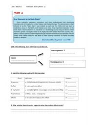 English Worksheet: brain drain bac