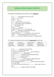 MODAL VERBS  MODAL PERFECT + KEY