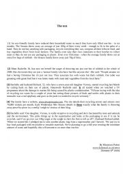 English Worksheet: bac blanc mock exam