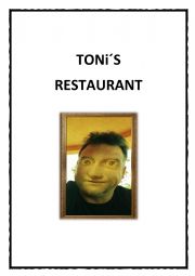 English Worksheet: Tonys restaurant