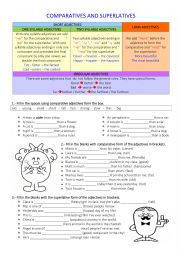 Comparatives and superlatives