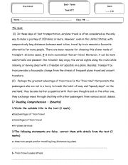 English Worksheet: 9th form End Term Test 2