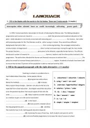 English Worksheet: Unit 2 - Unit 3