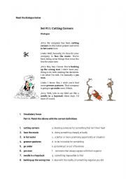 English Worksheet: Idioms