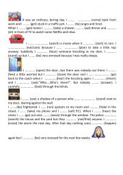 English Worksheet: Who is there?