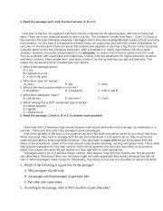 English Worksheet: TEENAGERS