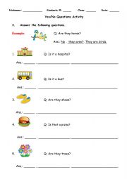Yes or No Question Activity