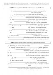 present perfect and past simple