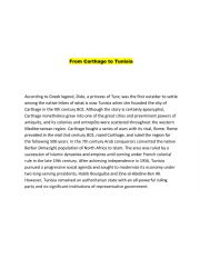 English worksheet: carthage