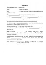 English Worksheet: Squid Game