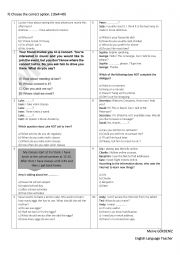 English Worksheet: 8th grade revision