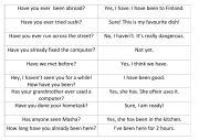 English Worksheet: Have your ever...