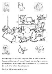 English Worksheet: Pets