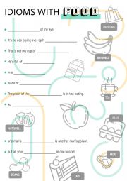 Idioms with FOOD