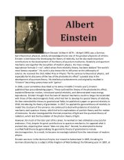 Albert Einstein 